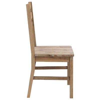 vidaXL Cadeiras de jantar 2 pcs madeira acácia maciça