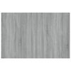 vidaXL Cabeceira cama 120x1,5x80 cm derivados madeira cinzento sonoma