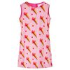 vidaXL Vestido de crian&ccedil;a rosa-choque 104