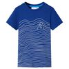 T-shirt para crian&ccedil;a azul-escuro 140