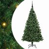 vidaXL &Aacute;rvore de Natal Artificial Verde 180 cm PVC, A&ccedil;o e Pl&aacute;stico