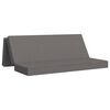 vidaXL Sof&aacute; Cama Dobr&aacute;vel 200 x 67 x 45 cm Cinzento-claro