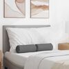 vidaXL Almofadas de Apoio 2 pcs Cinza Escuro &Oslash; 15 x 40 cm tecido
