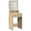 vidaXL Mesa de vestir Carvalho Sonoma 50 x 41 x 135 cm