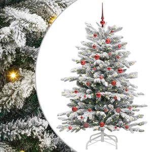 vidaXL &Aacute;rvore de Natal Articulada Artificial Branco 150 cm PE e PVC