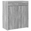 vidaXL Aparador 80x42,5x93 cm derivados de madeira cinzento sonoma