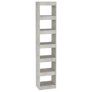vidaXL Estante/divis&oacute;ria 40x30x198 cm cor cinzento cimento