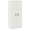 vidaXL Arm&aacute;rio de arruma&ccedil;&atilde;o Branco 60 x 40 x 140 cm A&ccedil;o