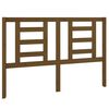 vidaXL Cabeceira de cama 141x4x100 cm pinho maci&ccedil;o castanho mel