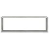 vidaXL Estantes parede c&uacute;bicas 6pcs contr. 80x15x26,5 cm cinza cimento