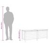 vidaXL Caixa de arruma&ccedil;&atilde;o para jardim 150x50x56,5 cm abeto maci&ccedil;o