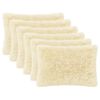 vidaXL Capa almofada 6 pcs HEERLEN Creme 50 x 70 cm Fleece PV