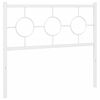 vidaXL Cabeceira de substitui&ccedil;&atilde;o 100 cm metal branco