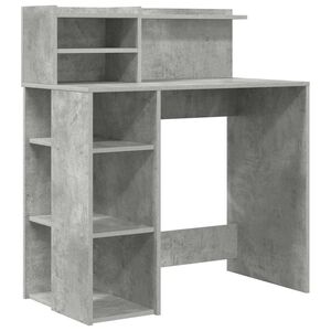 vidaXL Mesa Cinzento Derivados de Madeira 90 x 48 x 101,5 cm