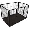 FLAMINGO Canil Kazan M 109x72x72 cm preto
