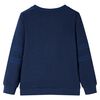 Sweatshirt para crian&ccedil;a azul-escuro mesclado 140