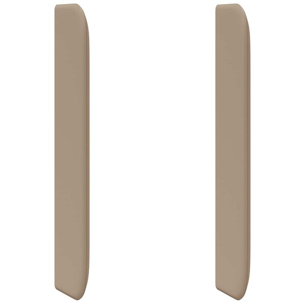 vidaXL Orelha de Cabeceira Castanho 80 x 16 x 4 cm PVC