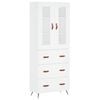 vidaXL Arm&aacute;rio alto 69,5x34x180 cm derivados de madeira branco
