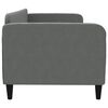 vidaXL Sof&aacute;-cama 80x200 cm tecido cinzento-escuro