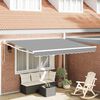 vidaXL Toldo Manual Branco 3,5 x 2,5 m Metal