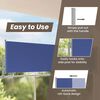 vidaXL Toldo lateral retr&aacute;til para p&aacute;tio 100x300 cm azul