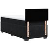 vidaXL Cama com molas/colch&atilde;o 80x200 cm veludo preto