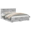 vidaXL Estrutura da Cama com gaveta Cinzento Cimento 160 x 200 cm