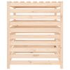 vidaXL Caixote de compostagem 82,5x82,5x99,5cm madeira de pinho maciça
