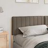 vidaXL Cabeceira estofada com cabeceira Marrom e Taupe 200 cm