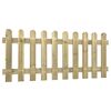 vidaXL Cerca com estacas 180x80 cm pinho maci&ccedil;o impregnado