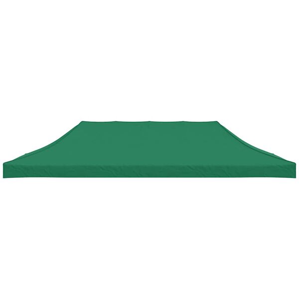 vidaXL Teto para tenda de festas 6x3 m 270 g/m² verde