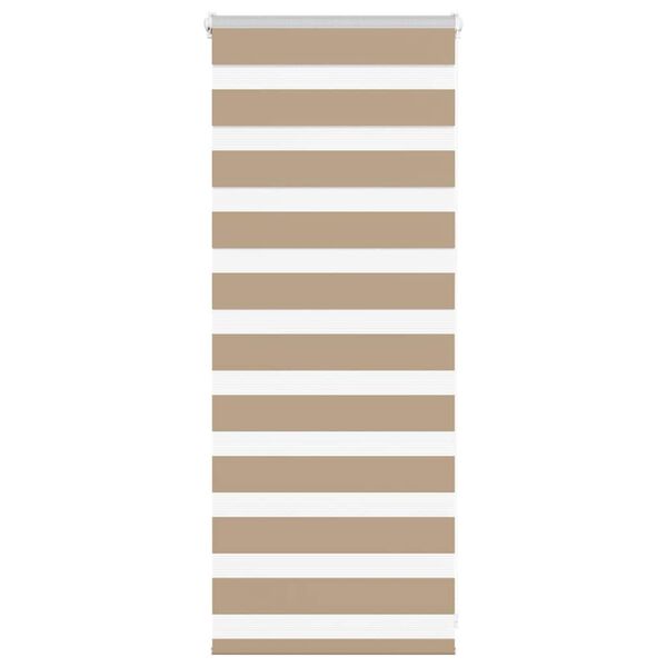 vidaXL Cortina de zebra 60x100 cm largura do tecido 55,9 cm poli&eacute;ster
