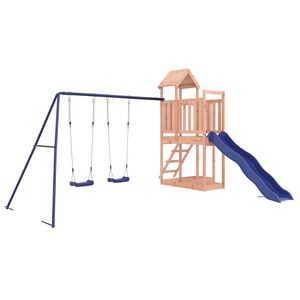 vidaXL Conjunto de brincar para exterior madeira de douglas maci&ccedil;a