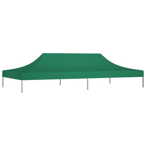 vidaXL Teto para tenda de festas 6x3 m 270 g/m² verde