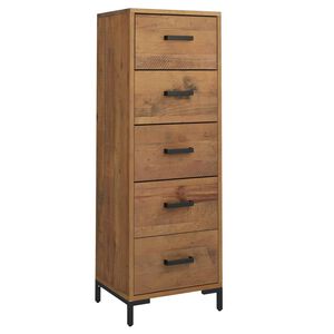 vidaXL C&oacute;moda 42x35x110 cm pinho maci&ccedil;o