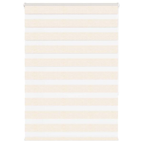 vidaXL Cortina de zebra 105x150 cm largura do tecido 100,9cm poli&eacute;ster