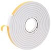 vidaXL Fita de espuma autoadesiva 10 pcs Branco 15mm x 5m Espuma CR