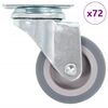 vidaXL 72 pcs rodas girat&oacute;rias 50 mm