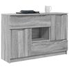 vidaXL Buffet Cinza Sonoma 100 x 30 x 65,6 Madeira processada