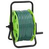 vidaXL Enrolador de p&eacute; c/ conj. de encaixe de mangueira 0,5" 20 m PVC
