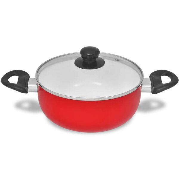 Conjunto de panelas de indu&ccedil;&atilde;o cer&acirc;mica 7 p&ccedil;s