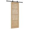 vidaXL Porta Deslizante ORKDAL Natural 73,5 x 211 cm