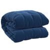 vidaXL Manta pesada 6 kg 137x200 cm tecido azul