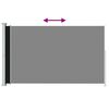 vidaXL Toldo lateral retr&aacute;til para p&aacute;tio 180x300 cm preto