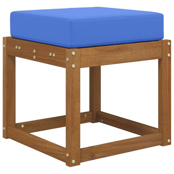 vidaXL Almofada de Assento Externa Turquesa 40 x 40 x 8 cm