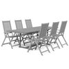 vidaXL 7 pcs conjunto de jantar para jardim madeira de ac&aacute;cia maci&ccedil;a