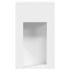 vidaXL Suporte torre de computador com gaveta 30x44x74 cm branco