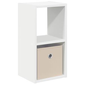 vidaXL Mesa-de-cabeceira Branco 25,5 x 22 x 49,5 cm Madeira processada