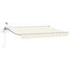 vidaXL Toldo Retr&aacute;til El&eacute;trico Creme e Branco 3,5 x 2 m
