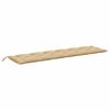 vidaXL Almofad&atilde;o banco jardim 200x50x7cm mesclado tecido bege